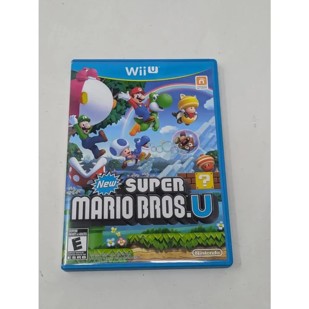 New Super Mario Bros. U (Nintendo Wii U, 2012) CIB Complete w/ Insert - Picture 1 of 4
